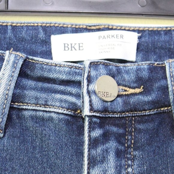 BKE The Buckle Parker High Rise Skinny Jeans Distressed Women's Size 27 H13521 - Picture 5 of 12